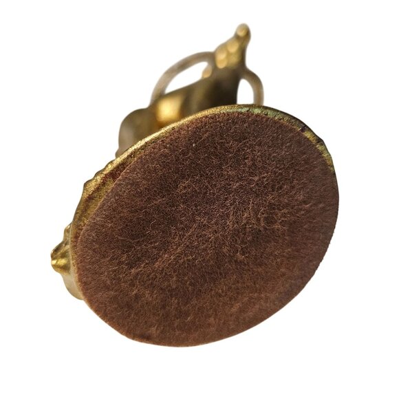 RARE Freeman McFarlin George Good Ibex Antelope Deer Gold Figurine - Picture 10 of 12